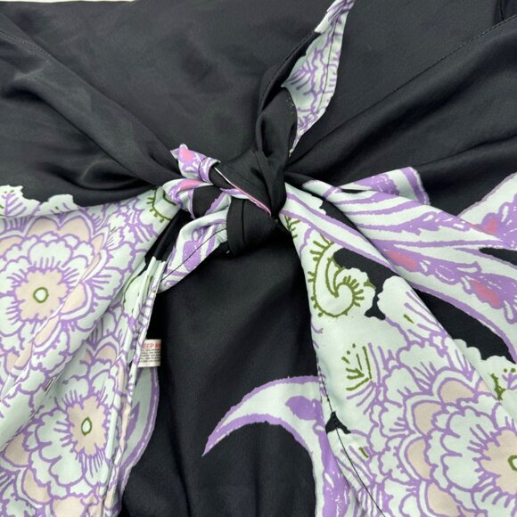 NWOT - Free People Spellbound Bodysuit Black Combo Floral Print Size S - Picture 6 of 8